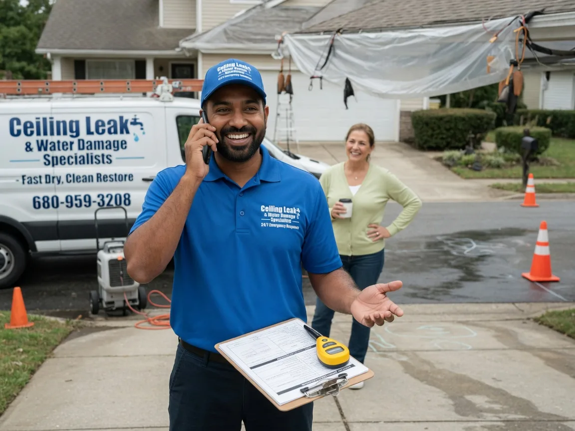 Ceiling Leak Cleanup Cimarron, NM FAQs